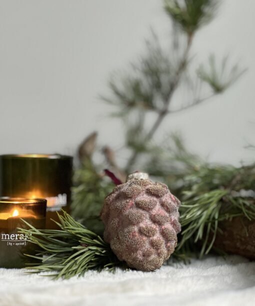 stiklinis eglutės žaisliukas Norille