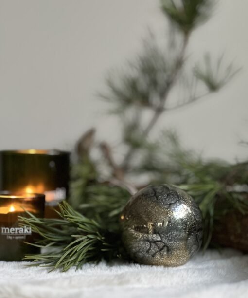 Kalėdinis stiklinis žaisliukas Nosille