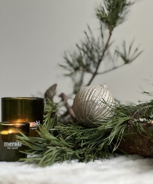 Prabangus stiklinis papuošimas eglutei „Norille“